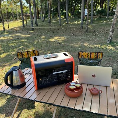 40ah/2200W/2048wh ส้มร้อน โรงไฟฟ้าเก็บพลังงานพกพาสําหรับบ้าน