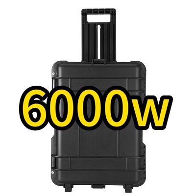 USB/ประเภท-C 18W แม็กซ์ โฮมและแคมป์ชาร์เจอร์พอร์ตเบอร์ 6000W 6216WH ST-60 พลังงาน