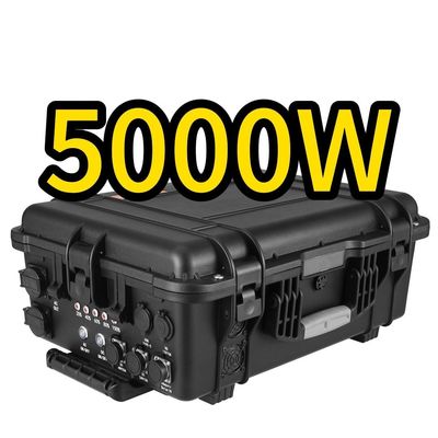 CE.Un38.3 เครื่องกําเนิดพลังงานแสงอาทิตย์แบตเตอรี่ลิตিয়াম 5000W ที่ได้รับการรับรองสําหรับโรงไฟฟ้าพกพา