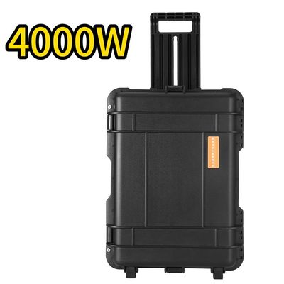 เครื่องผลิตพลังงานแสงอาทิตย์ขนาดใหญ่ 4000W แบตเตอรี่ลิตியம் เหมาะสําหรับบ้าน RV และกลางแจ้ง