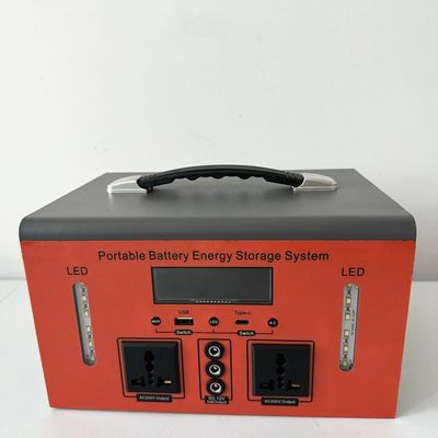 แผนไฟฟ้าพลังแสงอาทิตย์ 45W และแบตเตอรี่ลิเดียม โรงไฟฟ้าพกพา 300W 500W เครื่องผลิตพลังแสงอาทิตย์