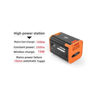 220V±5% AC Output 40ah/2200W/2048wh โปรเต็ปชันพลังงานแสงอาทิตย์ ป้องกันความแรงเกิน