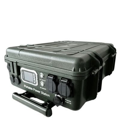 3000W 6000W LiFePO4 สถานไฟฟ้าพกพาที่มี USB สะดวกต่อสิ่งแวดล้อมและยั่งยืน
