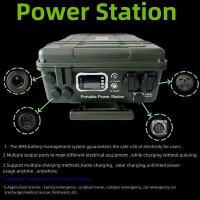 เครื่องดับเพลิงอัตโนมัติ 3000W พร้อมพอร์ต AC / DC / USB