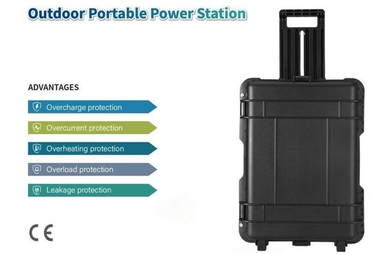 พกพา 6000W/6216wh แบตเตอรี่ลิตยูมเทอร์เนอรี่ พลังงานเก็บพลังงาน สถานไฟฟ้าฉุกเฉิน