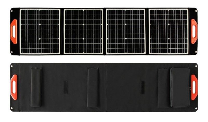 เครื่องผลิตแผ่นพลังแสงอาทิตย์ที่ได้รับการรับรองจาก CE 120W แผ่นพลังแสงอาทิตย์พกพาสําหรับแคมป์