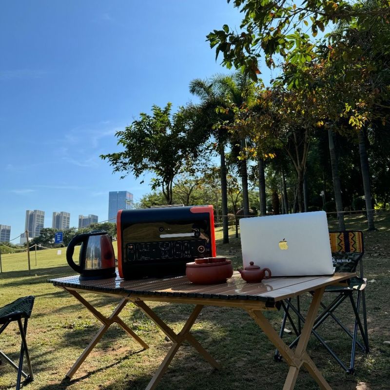 พลังงานไฟฟ้าเคลื่อนไหวกลางแจ้ง 2200W พร้อม 220V ระยะความสับสนและผลงาน