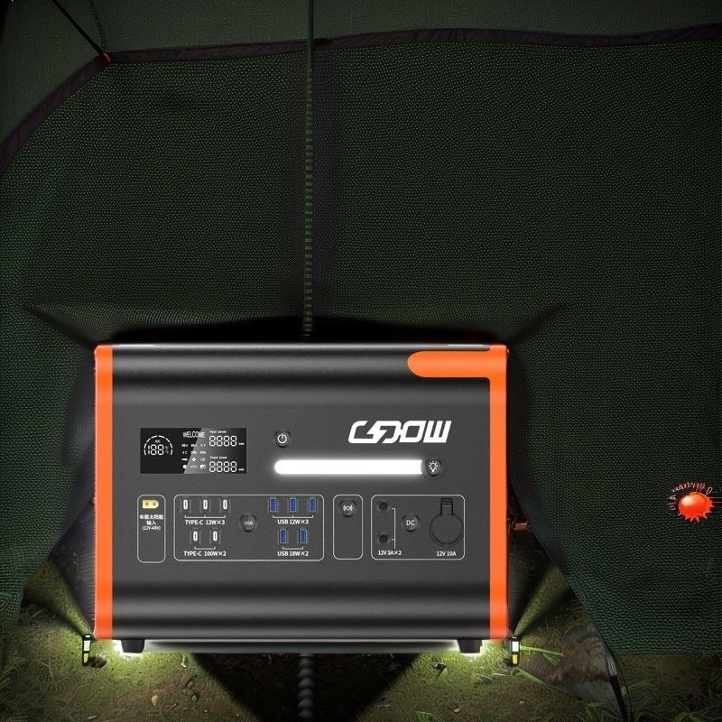 อินเวอร์เตอร์คลื่นไซน์บริสุทธิ์ AT22 2200W แหล่งไฟฟ้าพกพา LCD สําหรับบ้าน