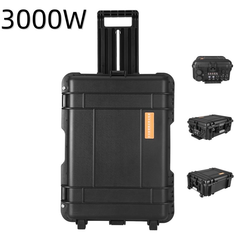 AC Output Current 15A Max LiFePO4 ระบบพลังงาน การเก็บพลังงานสําหรับโรงไฟฟ้าพกพา