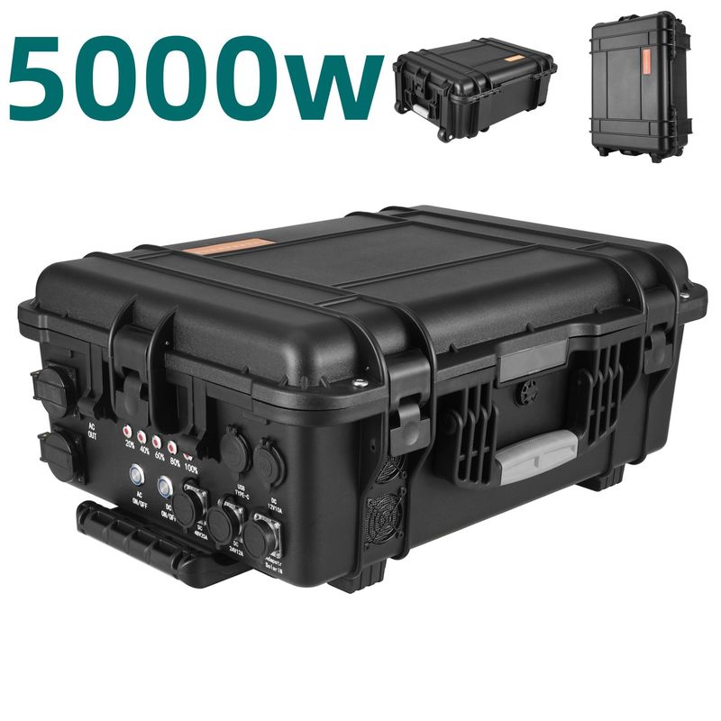 เครื่องกําเนิดพลังแสงอาทิตย์ที่ป้องกันไฟด้วยพลังงานสูงสุด 8000W และผลิตสูงสุด 18W ของ USB/Type-C