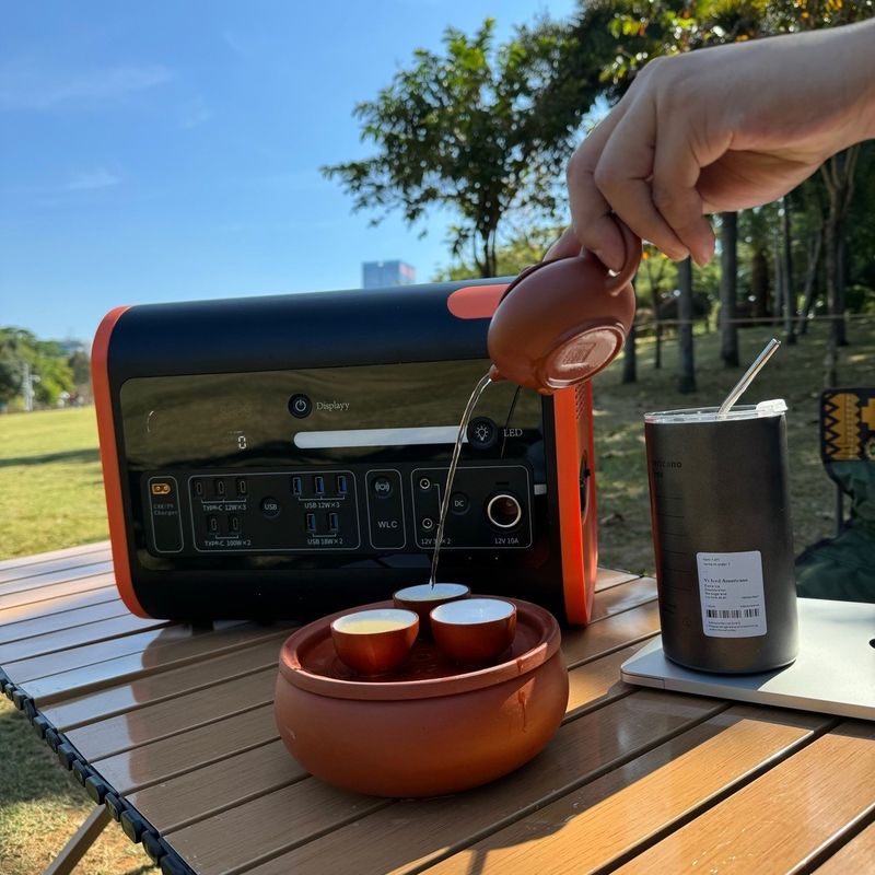 2023 2200W 110V-220V โรงไฟฟ้าพลังแสงอาทิตย์พกพาหลายฟังก์ชัน พร้อมแบตเตอรี่ LiFePO4