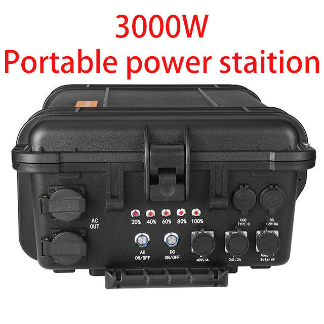 จําหน่ายพลังงานโดยไม่หยุดยั้ง เครื่องกําเนิดพลังแสงอาทิตย์ 3000W สําหรับการผจญภัยในบ้านและภายนอก