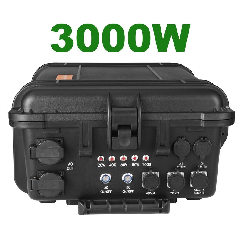 LT-30 เครื่องไฟฟ้าพลังแสงอาทิตย์พกพา 3000wh สําหรับเครื่องผลิตสํารองฉุกเฉินกลางแจ้ง