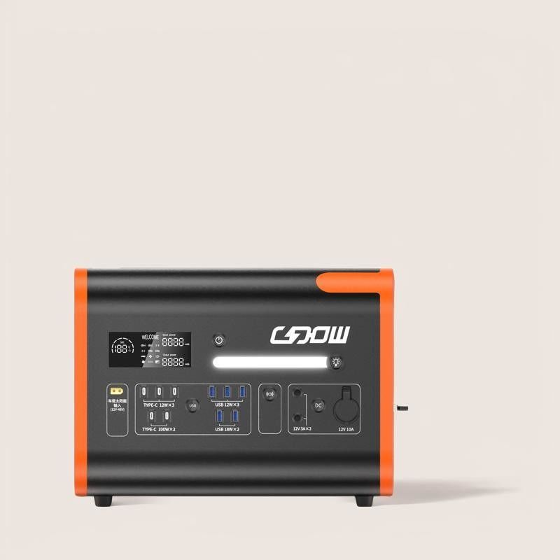LiFePO4 แบตเตอรี่ พกพา โจ๊กเนอร์แสงอาทิตย์ที่มีประเภท-C 3 * 18W / 2 * 100W การออกและแพเนล