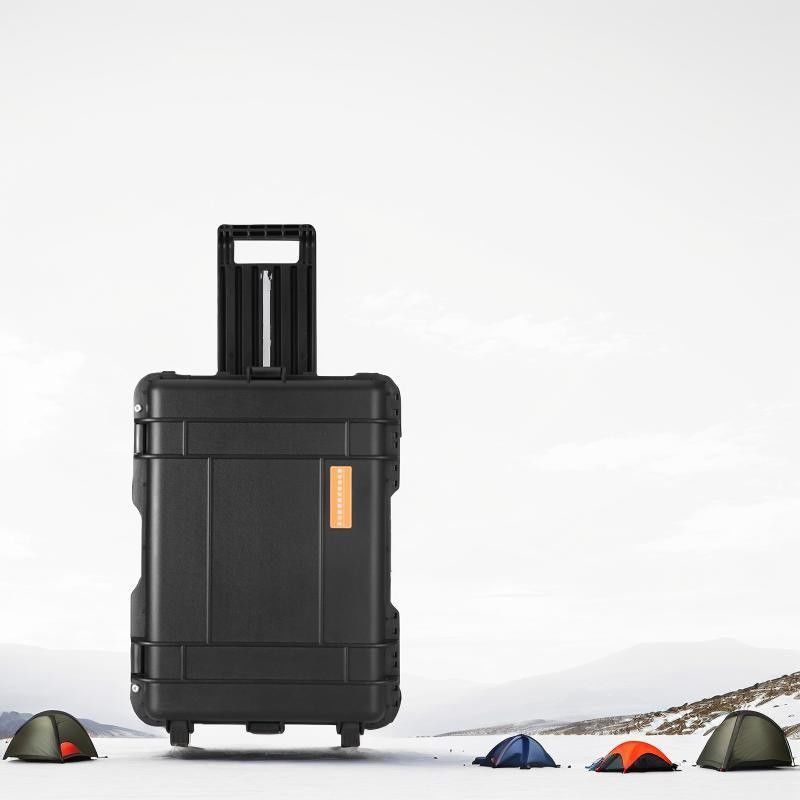 เครื่องชาร์จฉุกเฉินสําหรับค่ายป่า และเครื่องไฟฟ้า UPS ขนาด 38 กิโลกรัม 3000W 610*440*250 มม