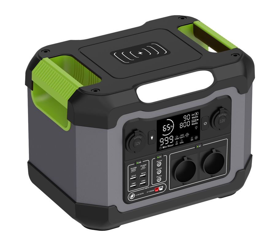 เครื่องกําเนิดพลังงานแสงอาทิตย์ไร้สายสําหรับกลางแจ้งและบ้าน 1200W AC Output 230V โรงไฟฟ้าพกพา