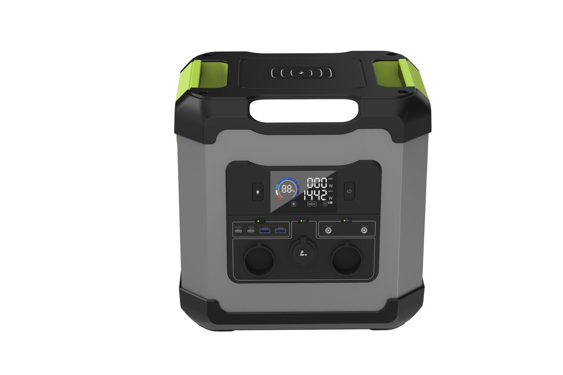 2000W 1680Wh LiFePO4 แบตเตอรี่ โจ๊กเนอเตอร์ที่เก็บพลังงานแสงอาทิตย์สําหรับ SOS ภายนอก
