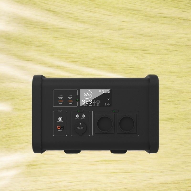 700W AC Output พลังงานสํารองฉุกเฉิน ลงแสงอาทิตย์ พลังงานเก็บพลังงานพกพา