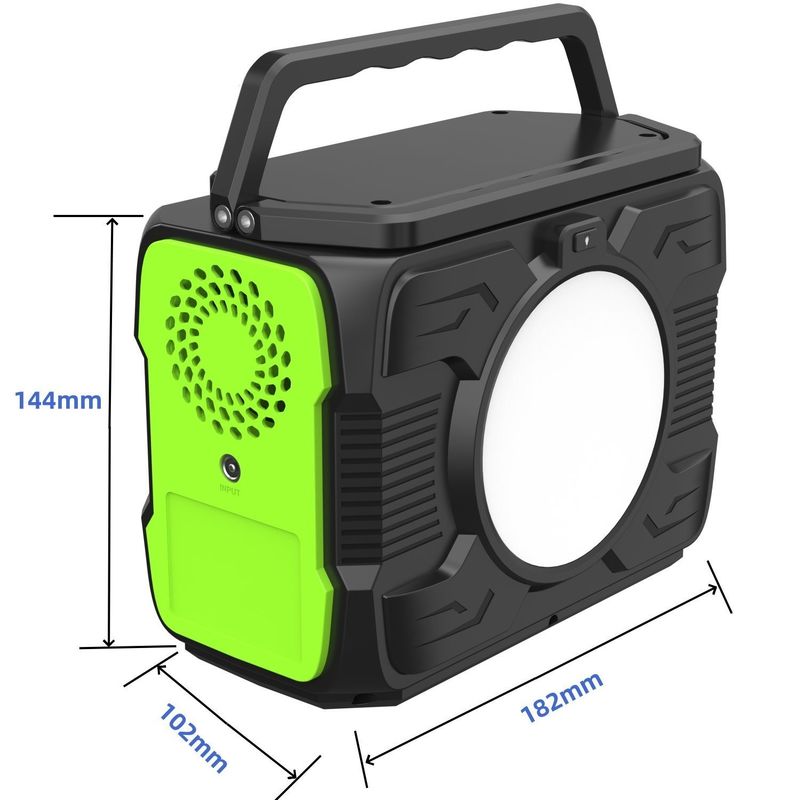 เครื่องผลิตพลังงานแสงอาทิตย์ขนาด 200W สถานที่พลังงานพกพาสําหรับการเก็บพลังงาน จําหน่ายพลังงานบนระเบียง
