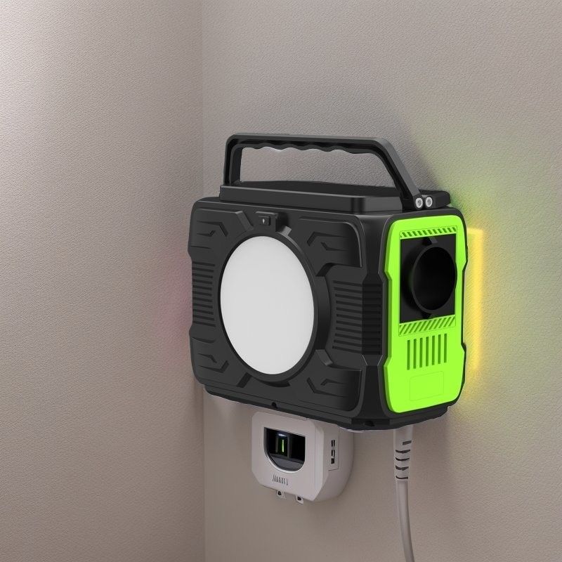 สถานีพลังงานพกพา 200W สําหรับแบตเตอรี่ลิเดียมแสงอาทิตย์ บ้านฉุกเฉินชาร์จโทรศัพท์มือถือ