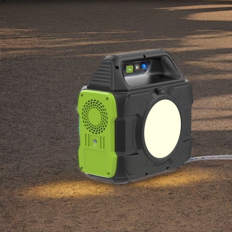 288wh 300W แบตเตอรี่พกพาหลายฟังก์ชัน โรงไฟฟ้าพลังงานแสงอาทิตย์สําหรับการเก็บพลังงานค่ายป์