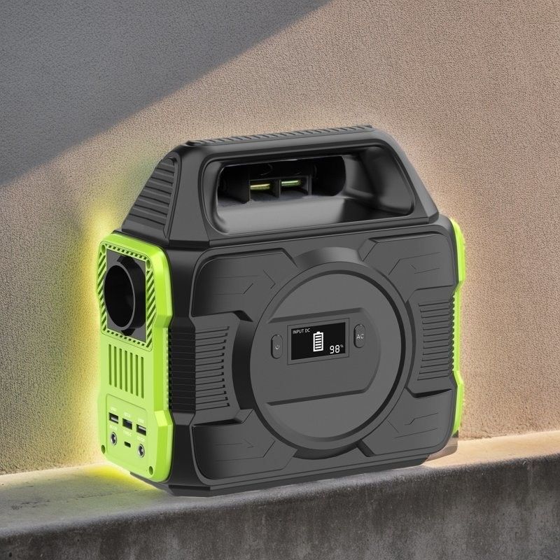 แบตเตอรี่ลิทธิียมกลางแจ้ง แบตเตอรี่เก็บพลังงาน 300W สถานไฟฟ้าพกพาสําหรับกลางแจ้ง