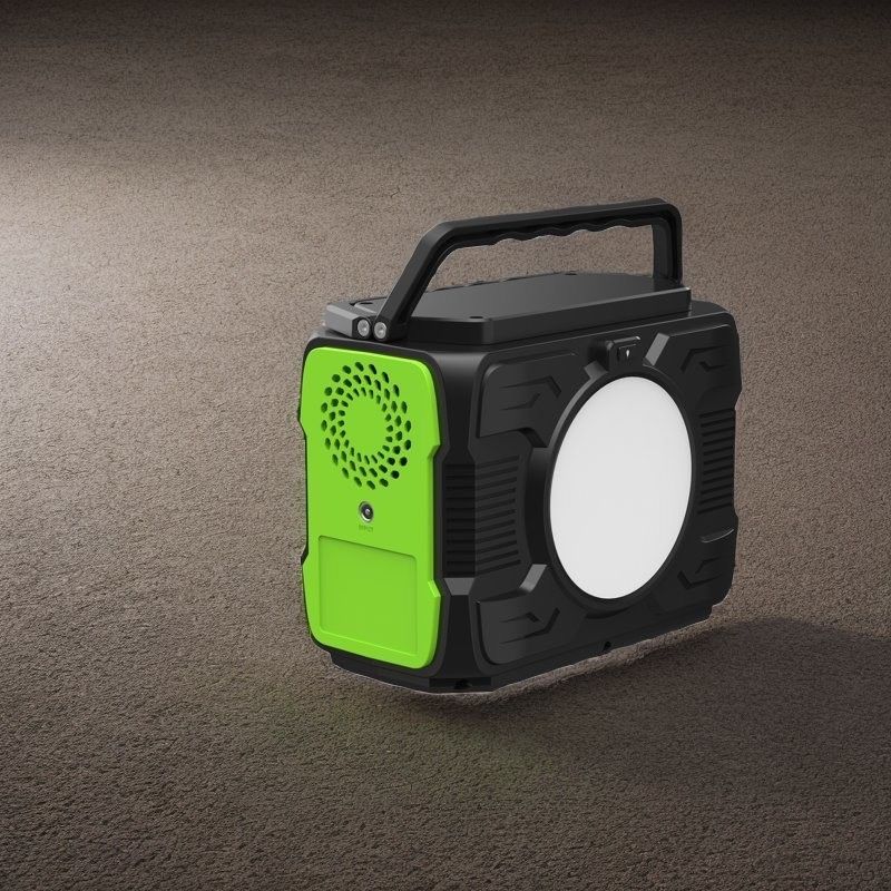 เครื่องกําเนิดแบตเตอรี่ลิทธิียมขนาดเล็ก 200W เครื่องชาร์จมือถือ เครื่องไฟฟ้าพกพา USB 1.6kg