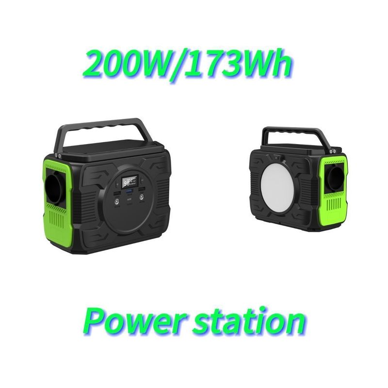 การปรับปรุงคลื่น AC Output 200W การเก็บพลังงาน สถานไฟฟ้าฉุกเฉินสําหรับการเคลื่อนที่ภายนอก