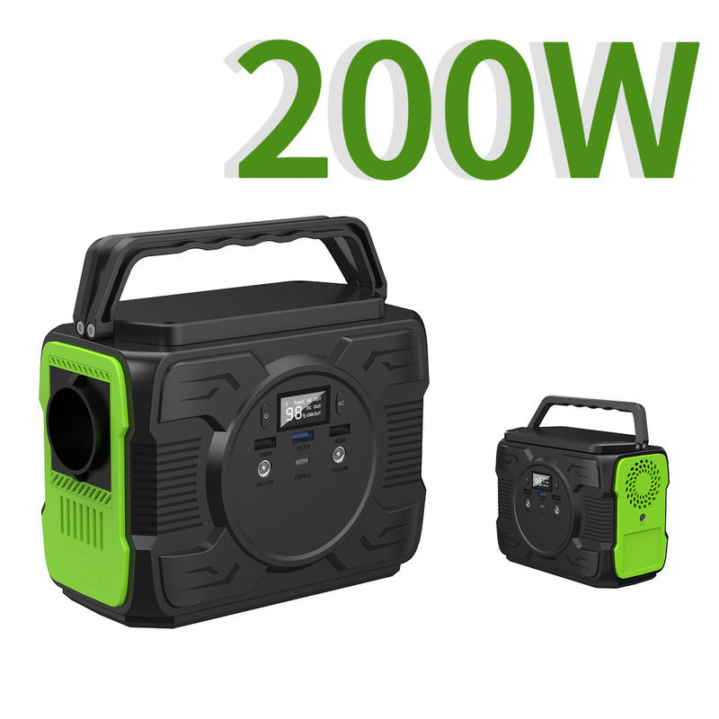 เครื่องกําเนิดพลังงานพกพา 200W ด้วย QC3.0 ออก 9V/2A และความจุนาม 173wh