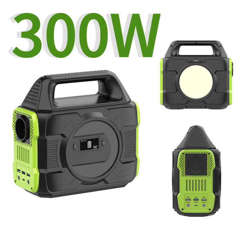 ธนาคารพลังงานชาร์จแสงอาทิตย์ภายนอก 300W 600W พร้อม MPPT และแบตเตอรี่ลิตியம்