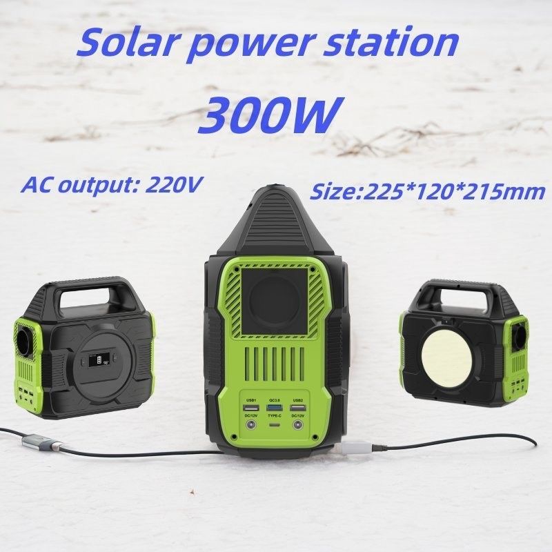 การเก็บพลังงานที่สามารถปรับปรุงได้ เครื่องกําเนิดพลังงานพกพา 300W สําหรับการตั้งแคมป์กลางแจ้งและการชาร์จ Drone