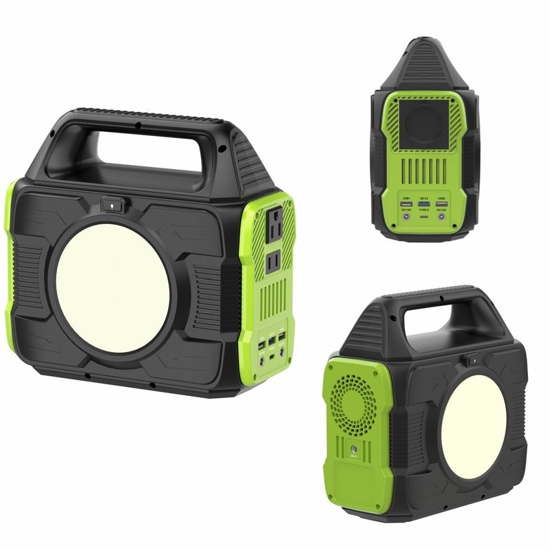 เครื่องกําเนิดพลังงานแสงอาทิตย์พกพา 300W สําหรับระบบประปาพลังงานเก็บพลังงานระเบียงหลายฟังก์ชัน