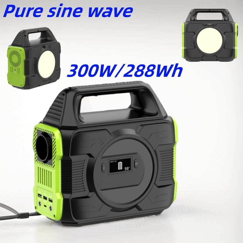 เติมพลังงานการผจญภัยกลางแจ้งของคุณด้วย แบตเตอรี่พลังแสงอาทิตย์ 300W และผลิตพลังงาน