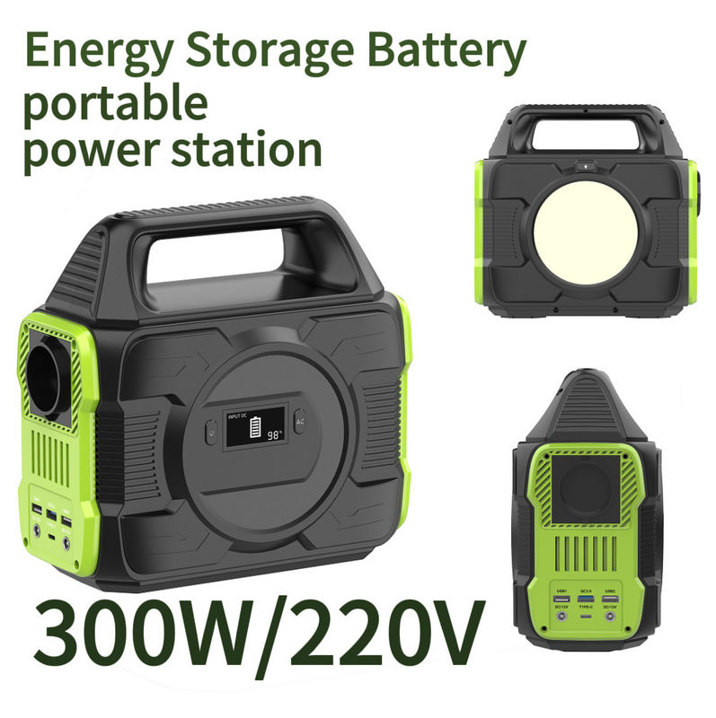 ธนาคารพลังงานแสงอาทิตย์แบบพกพา 300W ระบบพลังงานแสงอาทิตย์ขนาดเล็ก