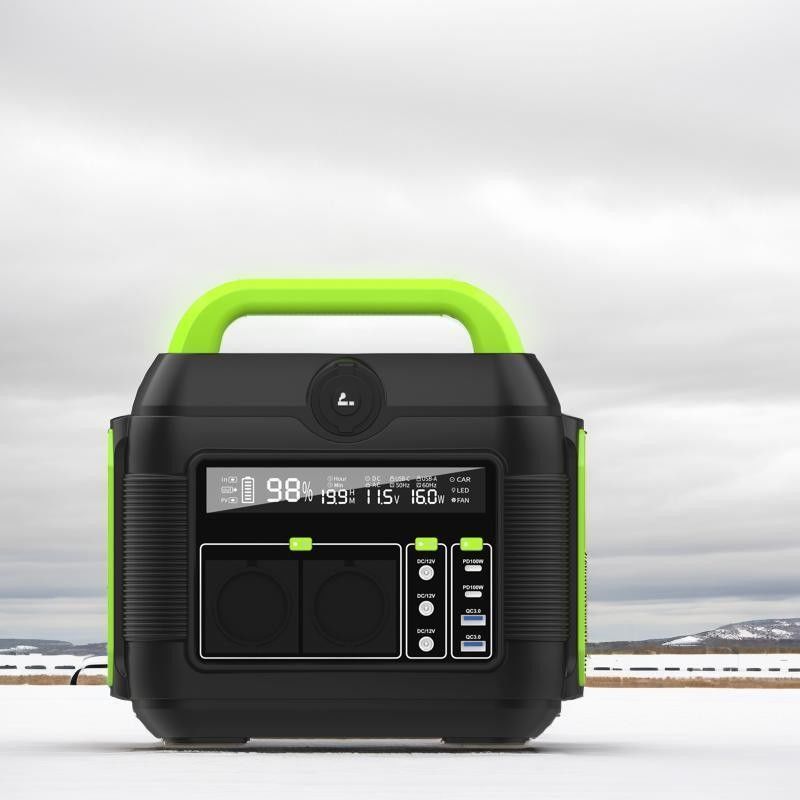 การผลิตหลายฟังก์ชัน 600W แคมป์กลางแจ้ง RV เก็บพลังงาน สถานไฟฟ้า สามารถนําไปใช้ใหม่