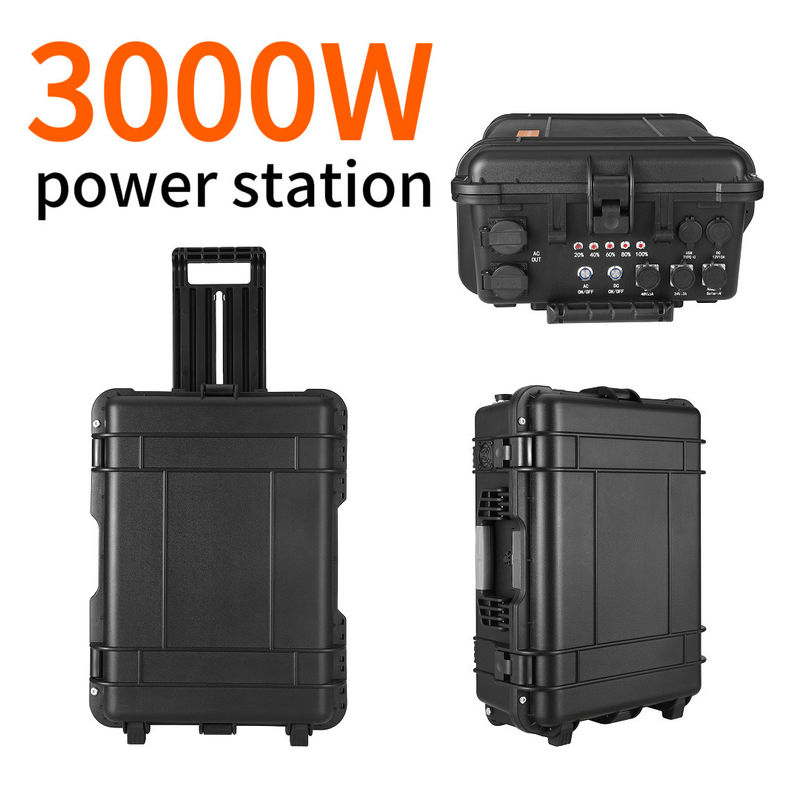 สถานที่ไฟฟ้าพกพา 1000W/2000W พร้อมแบตเตอรี่ LiFePO4 ลิทธิียม และเวลาชาร์จ 6-7 ชั่วโมง