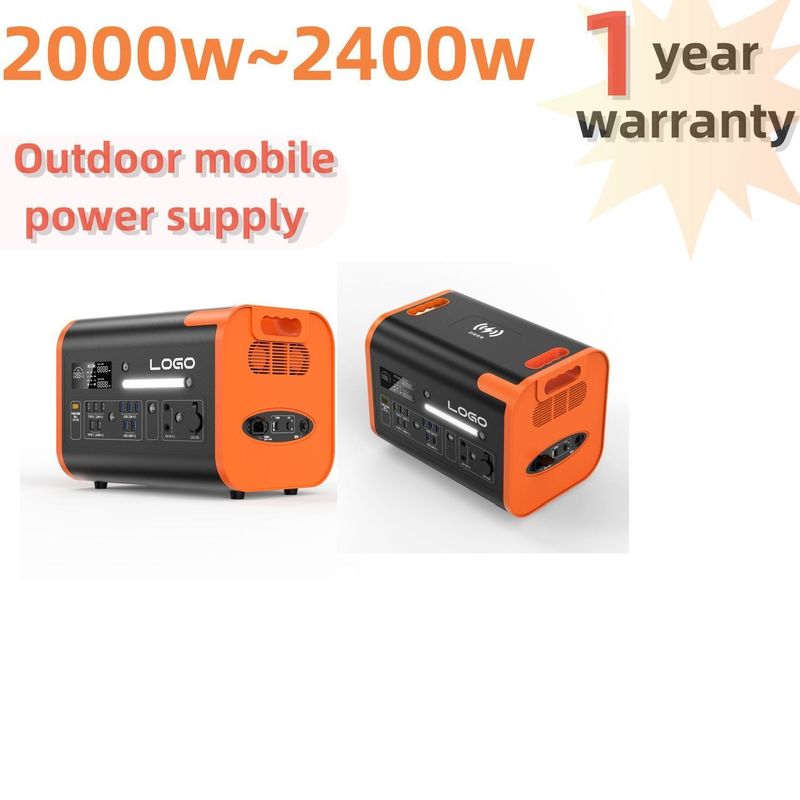 สีดํา 2024 ผลิตภัณฑ์ 2000W/2200W/2400W สถานไฟฟ้าพกพา เครื่องผลิตพลังงานแสงอาทิตย์สําหรับบ้าน