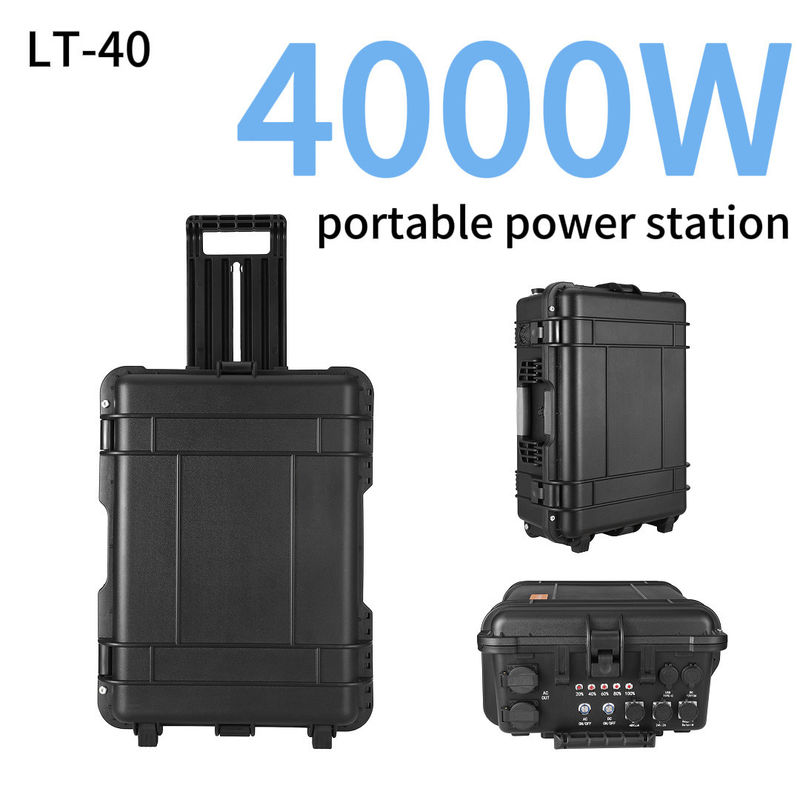 4000W ระบบพลังงานแสงอาทิตย์ภายนอกบ้านที่ปลอดภัยกว่าด้วย AC 110V 220V Lithium UPS และ Backup