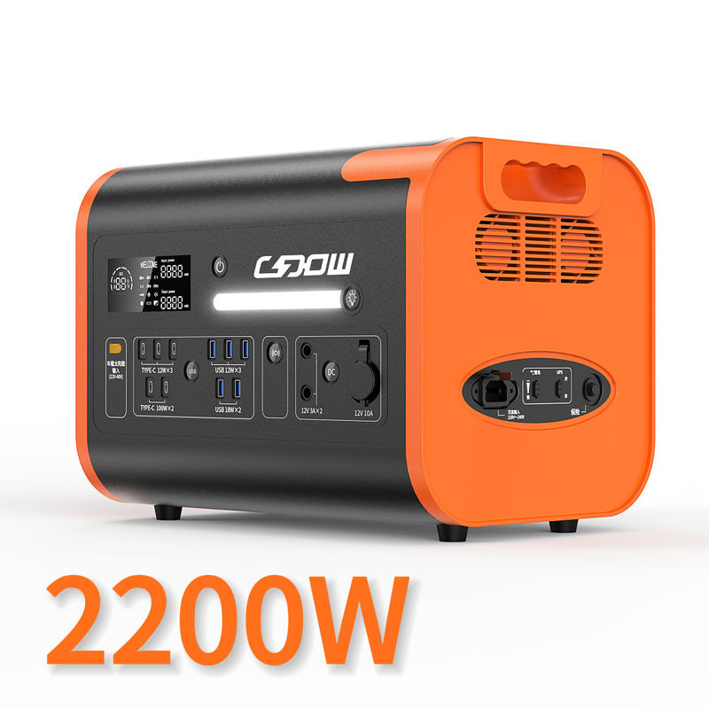 800W Max Car and Solar Charging 2000W สถานีไฟฟ้าชาร์จเร็วขนาดสูง