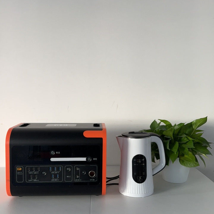 1500W AC ชาร์จ 2000W รถไฟฟ้าพลังแสงอาทิตย์ชาร์จเร็วสําหรับกลางแจ้งและมือถือ