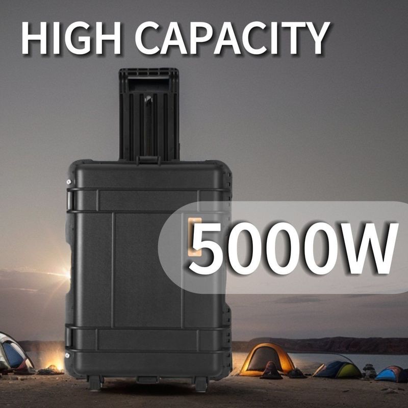 พลังงานพลังงานพกพา 5000W สําหรับกิจกรรมกลางแจ้ง