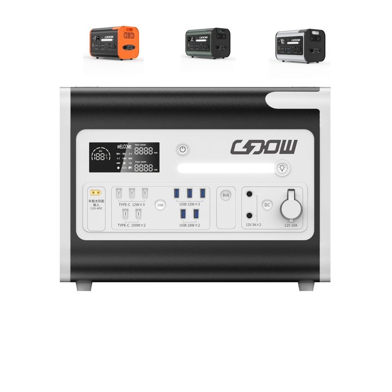 50/60Hz การชาร์จไร้สาย Output Lithium Battery Generator สําหรับบ้าน/กลางแจ้ง/ฉุกเฉิน