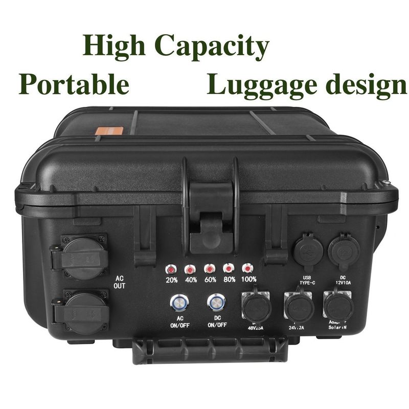 LiFePO4 โรงไฟฟ้าพกพา 3000wac/DC Inverter ประเภทสําหรับความต้องการการชาร์จภายนอก