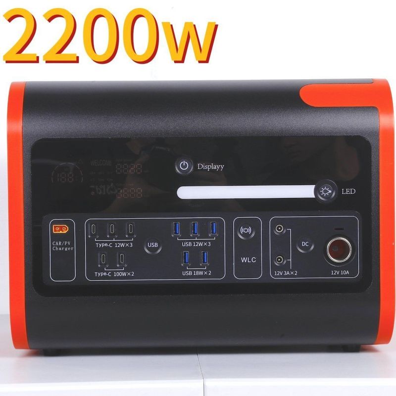 เครื่องผลิตพลังงานดวงอาทิตย์กลางแจ้งฉุกเฉิน 2000W 2048wh จําหน่ายพลังงานเคลื่อนไหวสําหรับตลาดญี่ปุ่น
