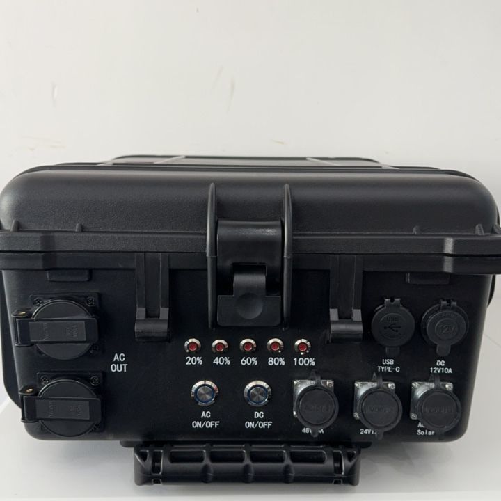 เครื่องกําเนิดพลังงานฉุกเฉินแบบพกพาขนาดใหญ่ขนาด 3000W สําหรับพลังงานผลิตอัตราแลกเปลี่ยนแรงสูง