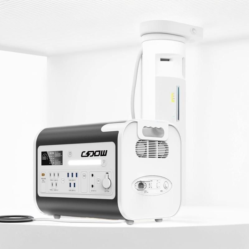 LiFePO4 แบตเตอรี่เซลล์ประเภท 220V Output พกพาสถานีพลังงานสําหรับการพิกนิคและฉุกเฉิน