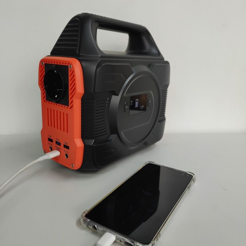 เครื่องผลิตพลังงานสํารอง 300W 80000mAh พีดี น็อตบุ๊ก สถานที่พลังงานกลางแจ้งสําหรับการเดินทาง