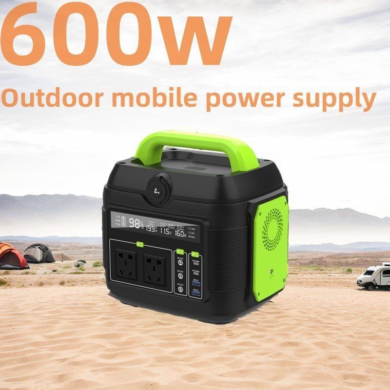 600W/160000mAh AC110V 220V เครื่องผลิตพลังงานแสงอาทิตย์สําหรับการเก็บพลังงานกลางแจ้ง