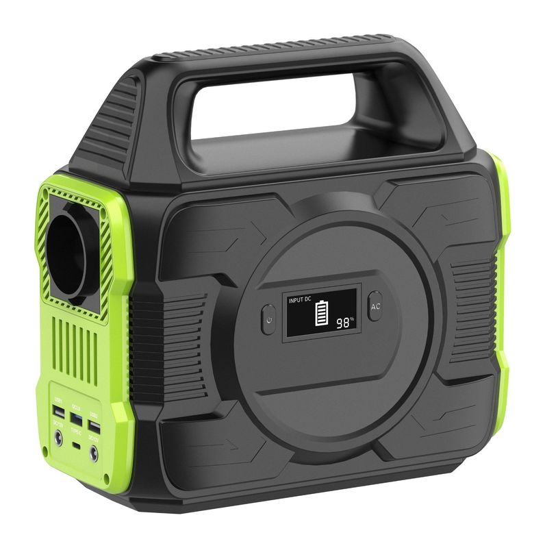EU AC Socket Rechargeable Mini Lithium Battery Power Generator 300W/600W สําหรับบ้าน/กลางแจ้ง/แคมป์/ฉุกเฉิน