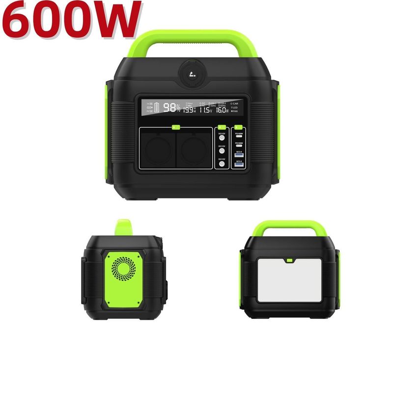 ปรับปรุง 2024 ของ 600W โรงไฟฟ้าสําหรับบ้านกลางแจ้ง โซลาร์ชาร์จ เครื่องกําเนิดทรัพย์